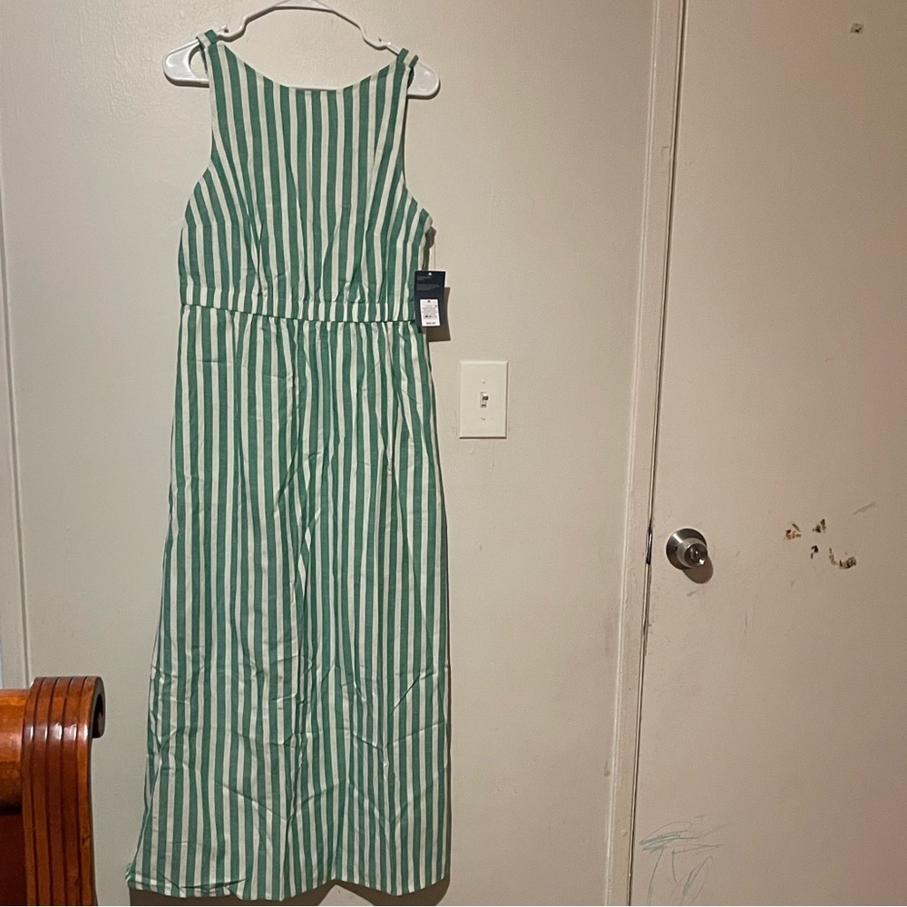 Universal Thread Mint Striped Maxi Dress - image 1